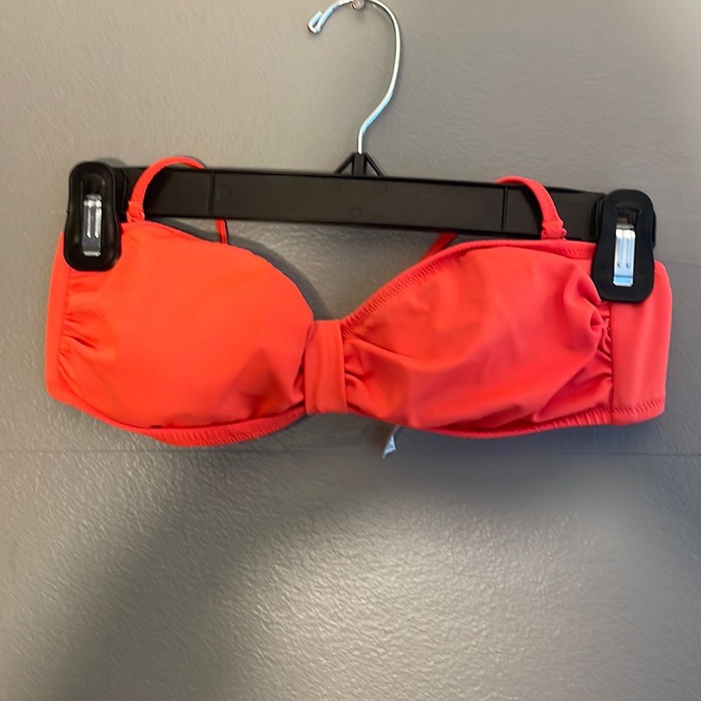 women’s coral bikini top